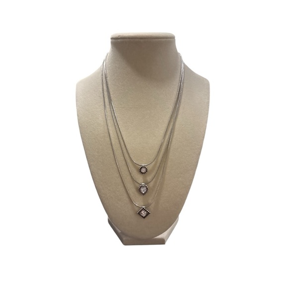 Brighton Sun Drop and triple strand Set of 2 necklaces, both marked. JB1 - Picture 4 of 6